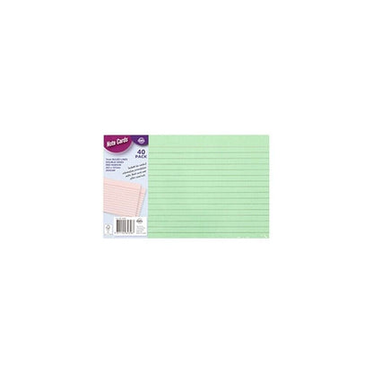 Cards Note Flash Index Ruled Pad Office School Ruled Lines 40pk