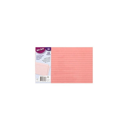 Cards Note Flash Index Ruled Pad Office School Ruled Lines 40pk