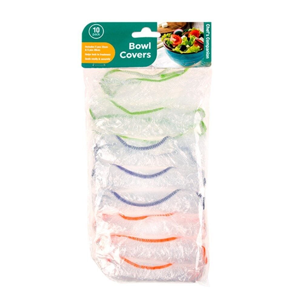 10 Pack Elastic Food Cover Plastic Bowl Plate BBQ Picnic Covers Durable Reusable