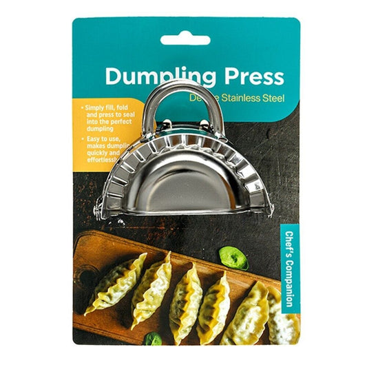 Dumpling Press Maker Stainless Steel Dough Gyoza Pastry Ravioli Mould Turnover