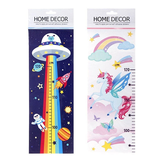 Kids Height Growth Ruler Chart Children Wall Adhesive Measure Sticker Space