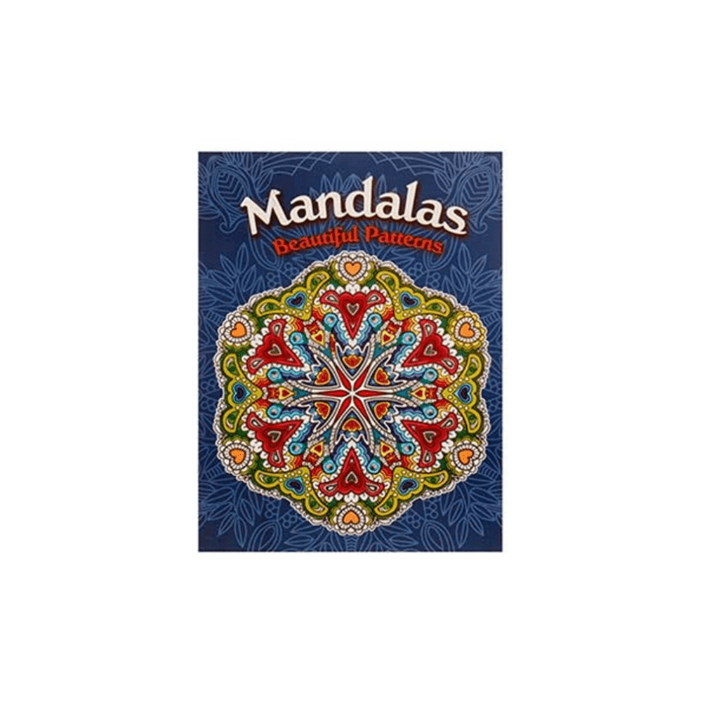 Adult Colouring Books A4 Fun Relaxing Mindfulness Anti Stress Mandalas Patterns