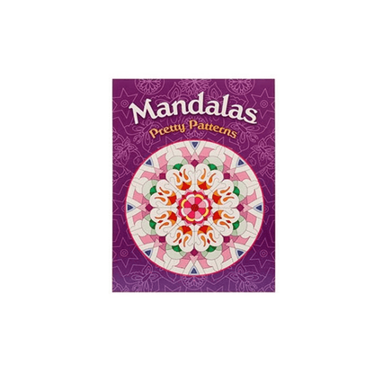 Adult Colouring Books A4 Fun Relaxing Mindfulness Anti Stress Mandalas Patterns