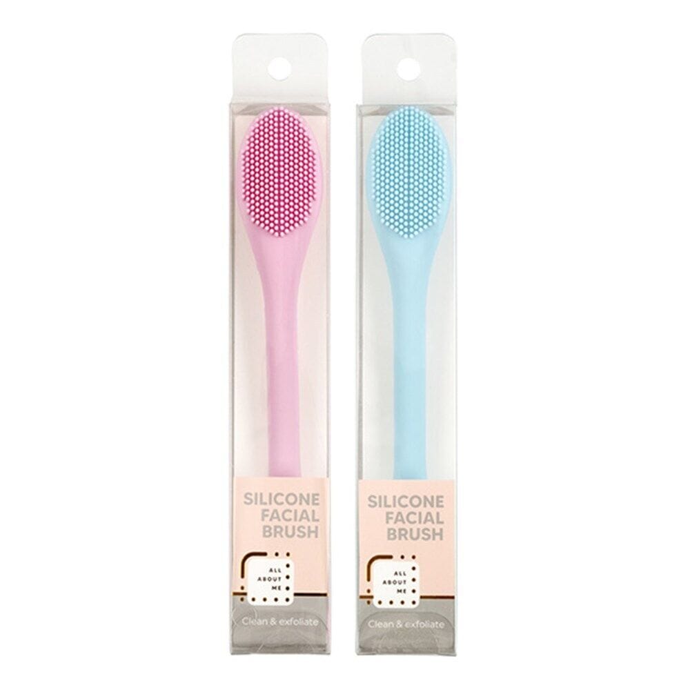 Silicone Facial Exfoliator Brush Mask Spatula Face Cleaning Scrubber Applicator