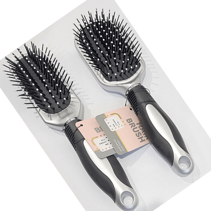 2x Hair Brush Hairbrush Smooth Head Scalp Vented Comb