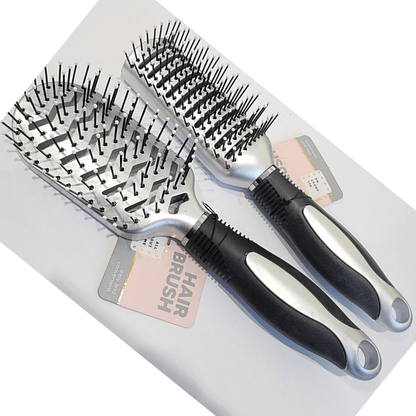 2x Hair Brush Hairbrush Smooth Head Scalp Vented Comb