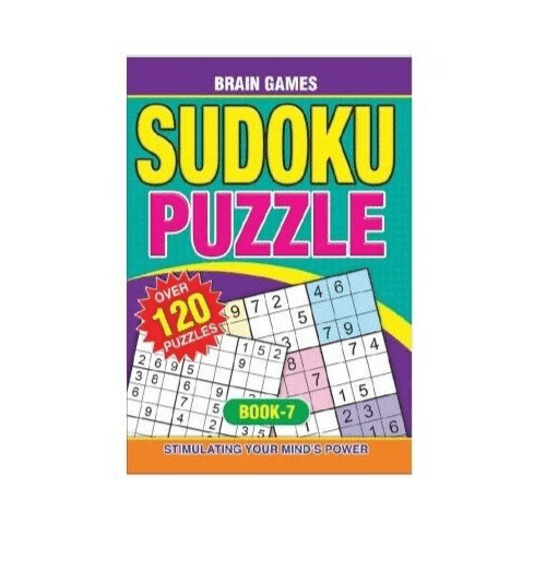 Sudoku Large Puzzle Book Stimulating Stress Relaxing Over 120 Puzzles Travel BK7