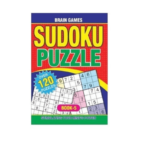 Sudoku Large Puzzle Book Stimulating Stress Relaxing Over 120 Puzzles Travel BK5