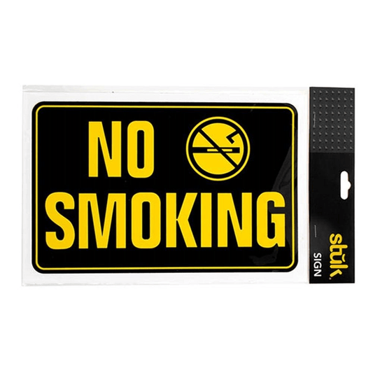 No Smoking Sign Sticker Decal Office Warehouse Work Door Vinyl