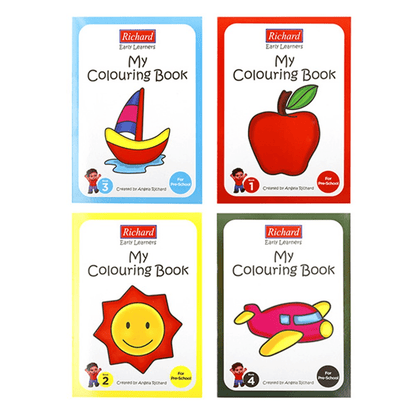 My Colouring Book Kids Early Learners A4 Size 16 pages Colour Activity PreSchool