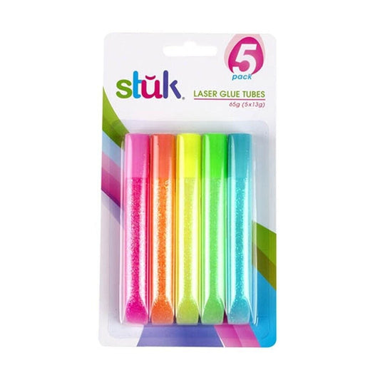 5 Bright Colour Gel Assorted Glue Scrapbooking Laser Craft Art School Stationary