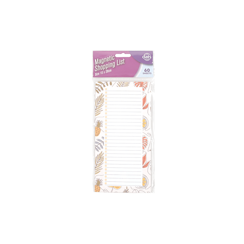 1x Fridge Magnetic Shopping Lists Things To Do List Memo Pad Note Sheet 60 Pages