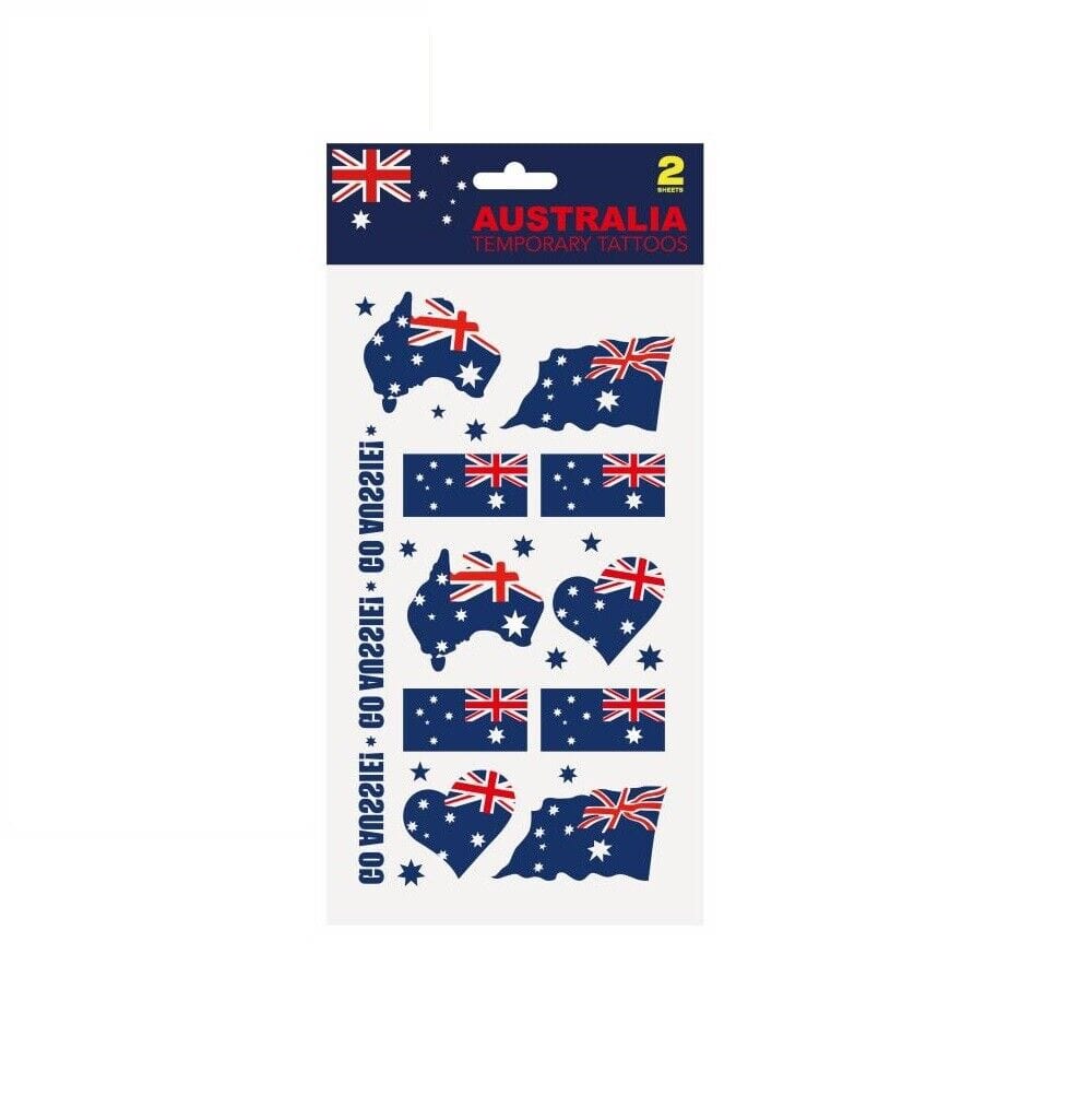 Australian Flag Aussie Temporary Tattoo Stickers Body Art Fake Tattoo Stickers