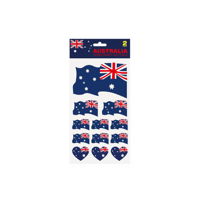 Australian Flag Aussie Temporary Tattoo Stickers Body Art Fake Tattoo Stickers