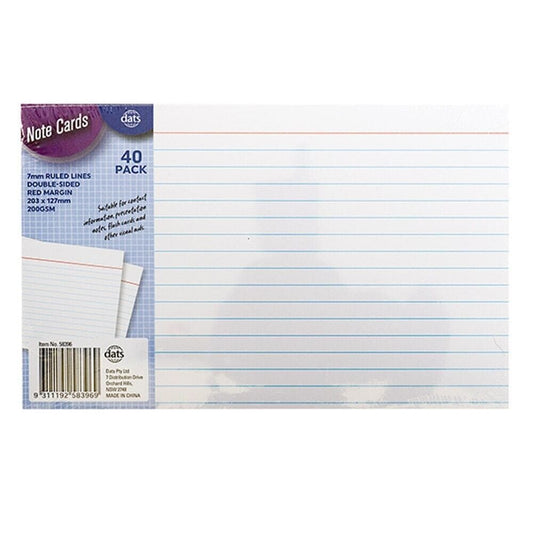 40 Sheets Writing Pad 127mmx203mm Paper Office Study Note Book Memo White 200GSM