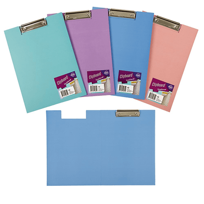 Clipboard A4 Laminated Paper Cover Stationary Office Home School Filing Organise