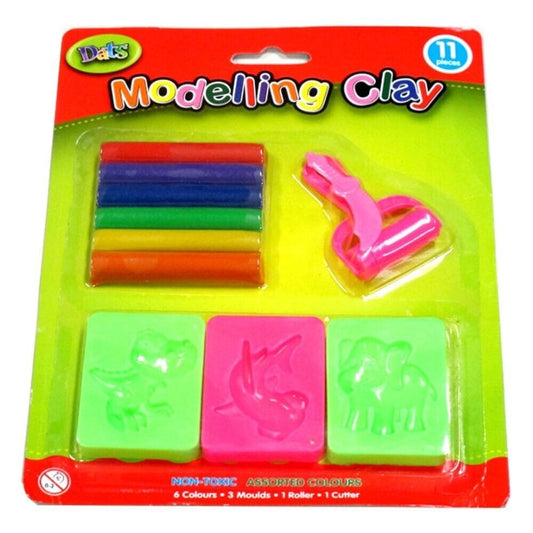 Craft Polymer Clay Soft Modelling Moulding Strip Plasticine DIY Toys Stick 11pcs