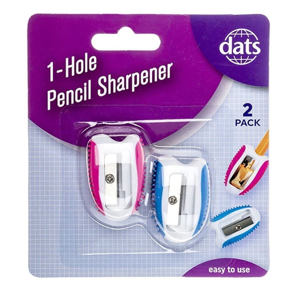 2 Pack Single Hole Pencil Sharpener School Stationery Office