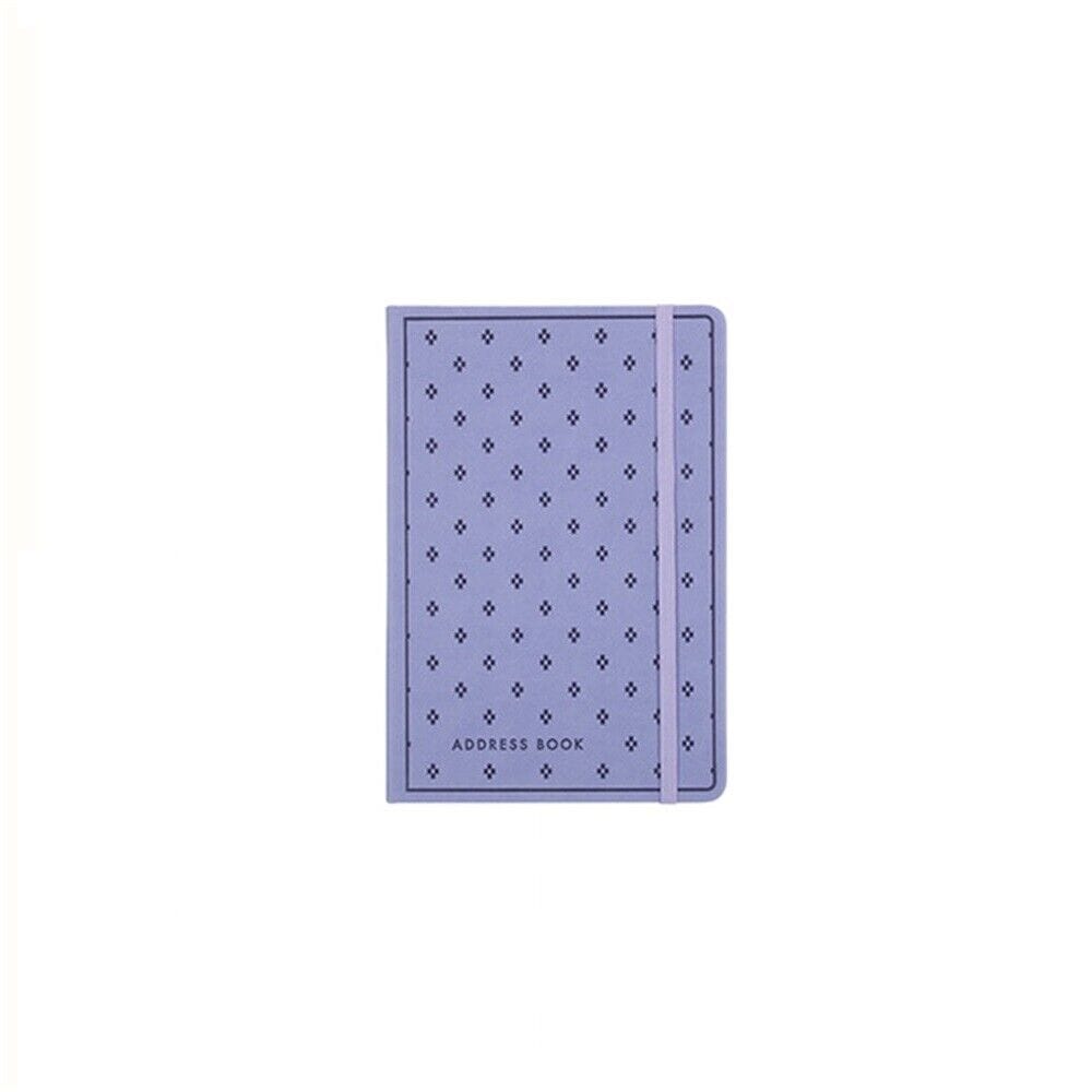 Address Book PU Cover A5 with Elastic Multicoloured A-Z Phone E-mail Web Office