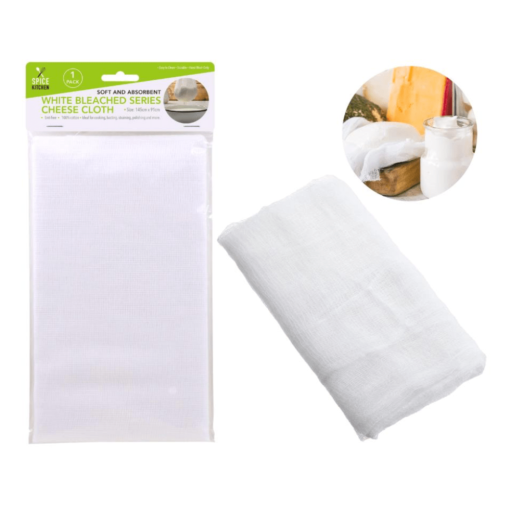 Cheese Cloth Kitchen Strainer Filter Mesh Muslin Steam Cheesecloth 145x91cm Blch