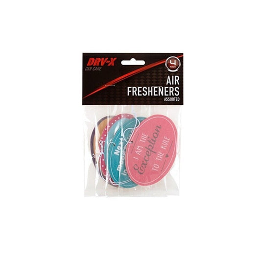 4 Pack Air Freshener Car Air Cleaner Fragrance Perfume Truck Home Office  Oval