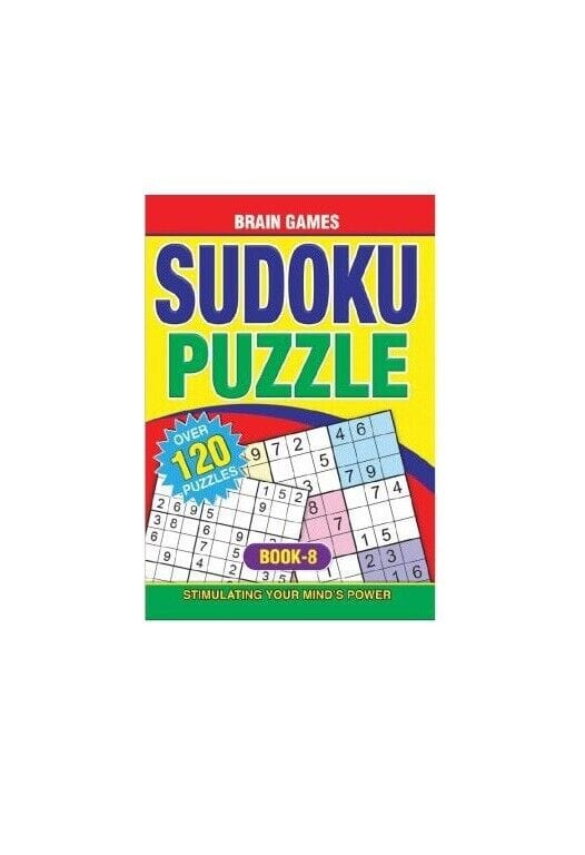 Sudoku Large Puzzle Book Stimulating Stress Relaxing Over 120 Puzzles Travel BK8