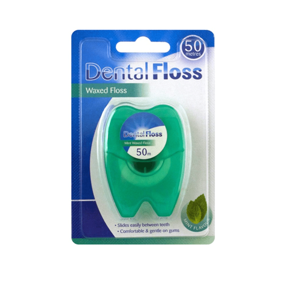 50m Mint Waxed Dental Floss Teeth Gums Mouth Hygiene Plaque – Alona ...