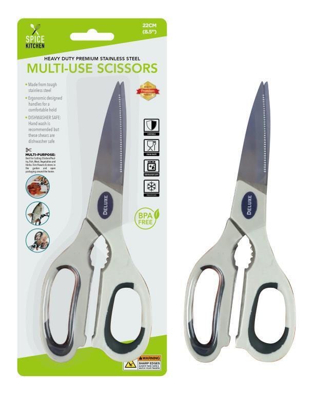 Kitchen Multi-Use Stainless Steel Scissors Poultry Shears Fish Chicken Craft