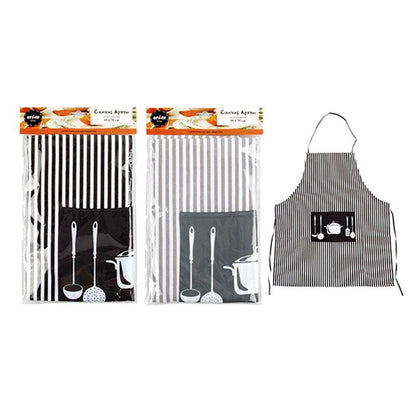 Unisex Canvas Apron Washable Butcher Waiter Chef BBQ Kitchen Cooking Cafe Black