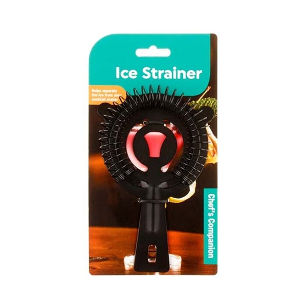 Cocktail Shaker Ice Strainer Filter Black Bar Tool Barware