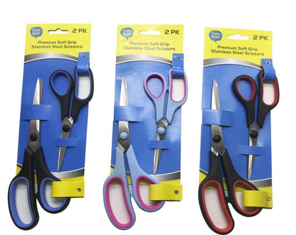 2pk Craft Scissors School Office Home Student Paper Cut Art Craft Tool Shears