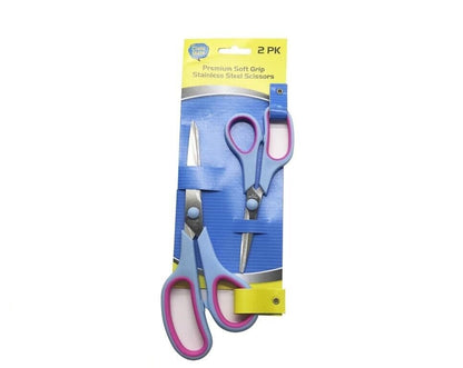 2pk Craft Scissors School Office Home Student Paper Cut Art Craft Tool Shears