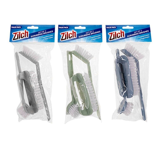 3x Dish Washing Tool Kitchen Cleaning Hand Cleaner Scrubber Brush Compact