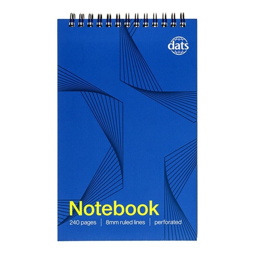 Ruled Notebook Note Book Stationery Memo Office School 240 Pages Card Cover