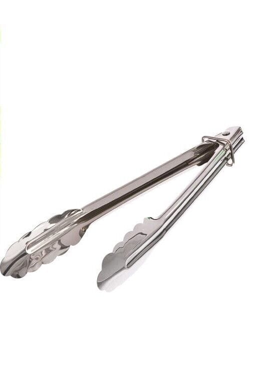 2pcs Stainless Steel Tongs 18CM Kitchen Clip Food Cooking Serving BBQ