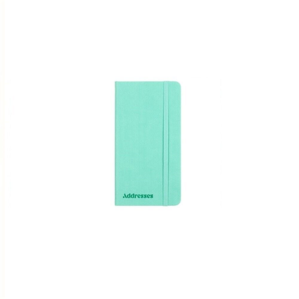 Slim Cover Address Book with Elastic A-Z Phone E-mail Web Office Telephone