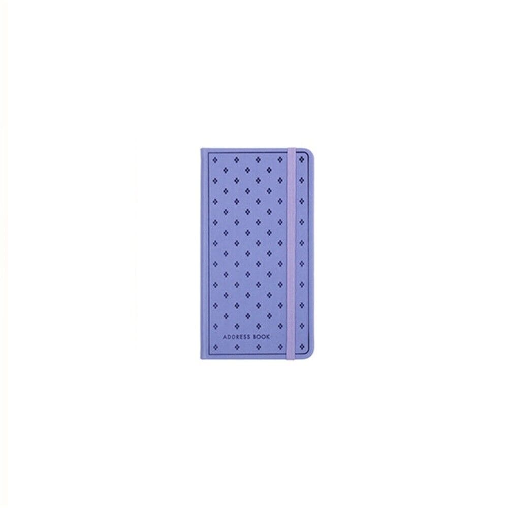 Slim Cover Address Book with Elastic A-Z Phone E-mail Web Office Telephone