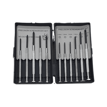 11 Pcs Precision Screwdriver Set Mobile Laptop Watch Glasses Small Driver Repair