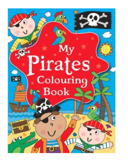 Colouring Book Boy Kids Activity Farm Pirates Animals Dinosaur A4