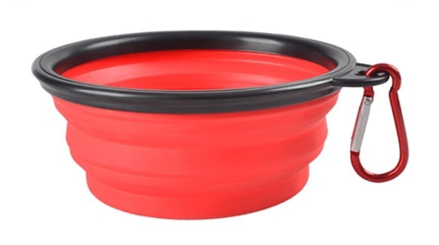 Pet Dog Cat Portable Silicone Collapsible Travel Food Bowl Water Dish Feeder