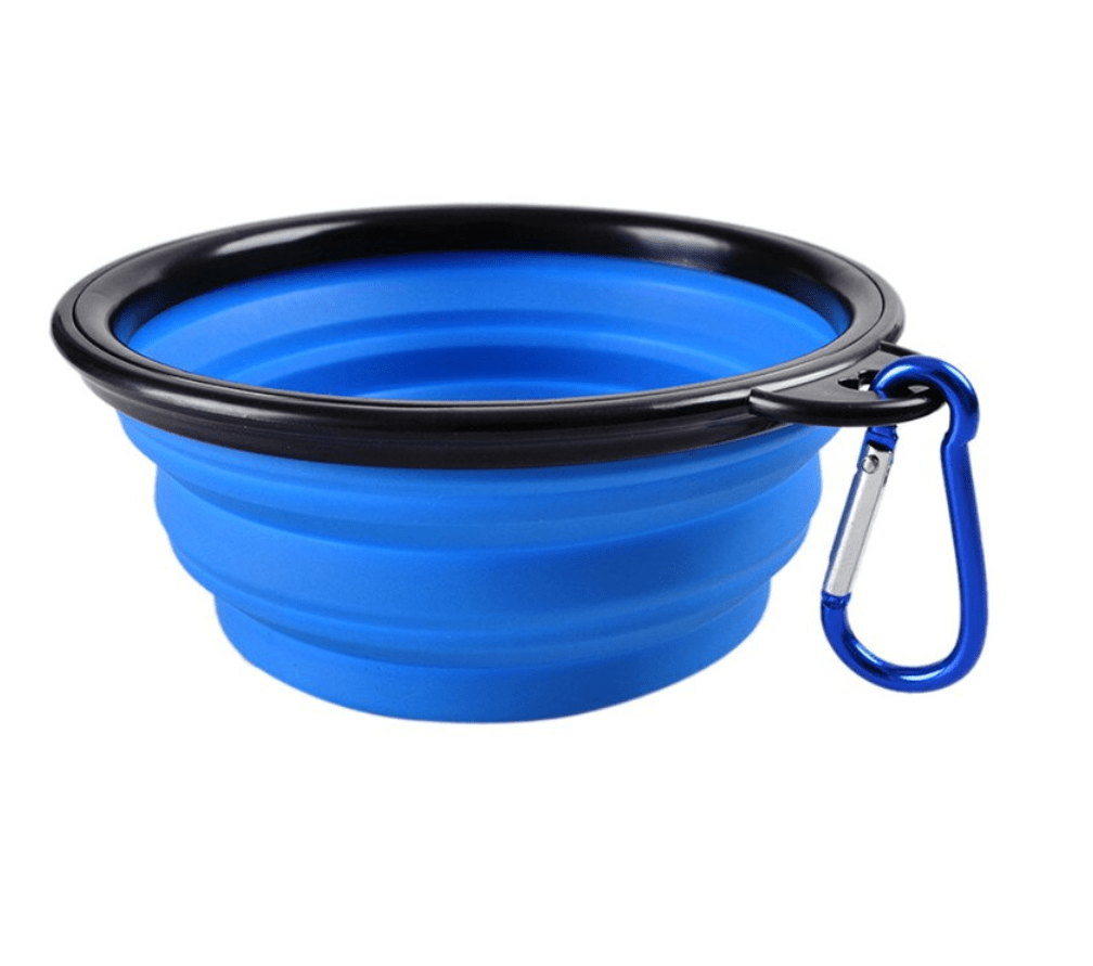 Pet Dog Cat Portable Silicone Collapsible Travel Food Bowl Water Dish Feeder