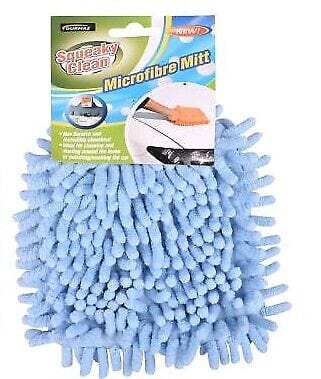 Microfiber Cleaning Hand Glove Scratch Car Household Washing Wash Mitt Super