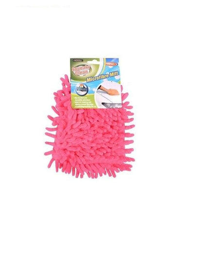 Microfiber Cleaning Hand Glove Scratch Car Household Washing Wash Mitt Super