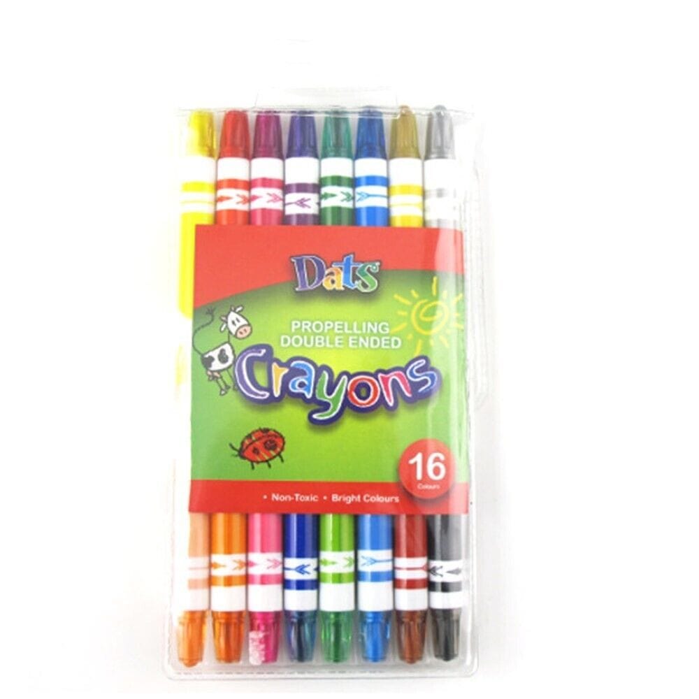 16 Colours Propelling Crayons Assorted Twist Crayon Non Toxic Kids Painting