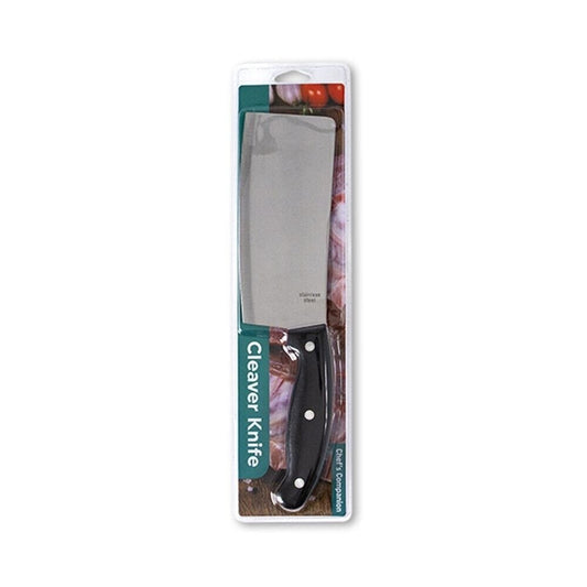 Cleaver Knife Meat Vegetable Chopping Chef Square Chop Butcher Stainless Steel