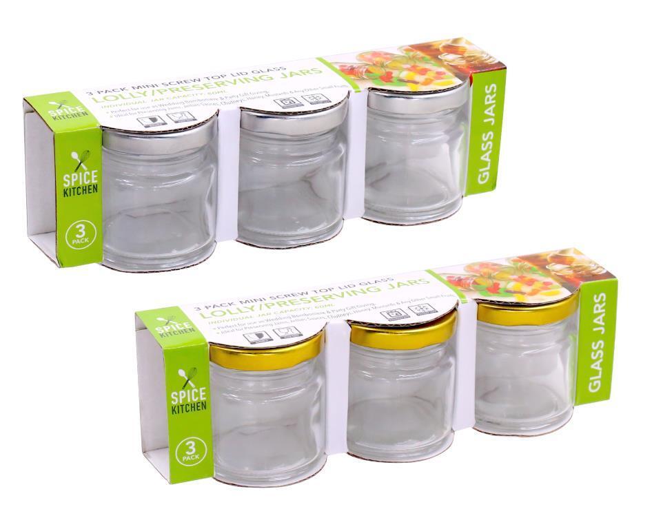 60ML Mini Food Glass Jars Air Tight Jam Honey Gift Spice Storage Container Small