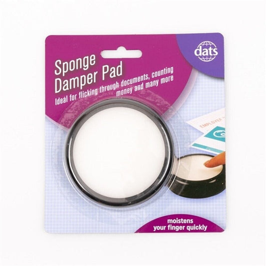 Sponge Damper Pad 8cm Diameter Stamps Counting Money Office Counter