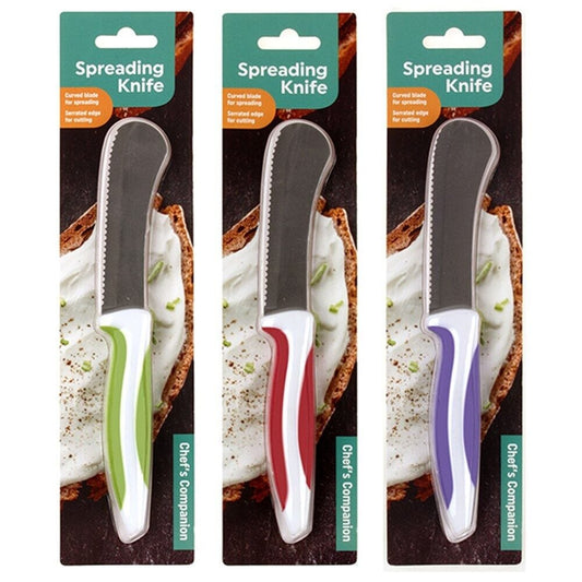 Butter Knife Spreader Spreading Scraper Slicer Stainless Steel Spatula Non-slip