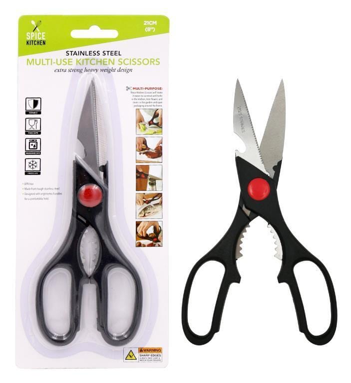 Multi Use House hold General Soft Grip 8' Stainless Steel Craft Kitchen Scissors