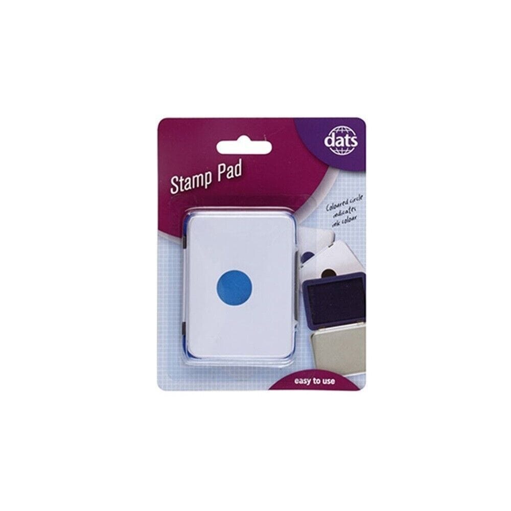 Ink Pad Inkpad Rubber Stamp Finger Print Craft Office Home Blue Mail